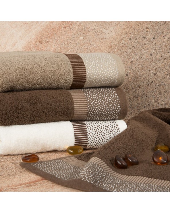 Ręcznik bawełna 70x140 Marit ciemnobeżowy