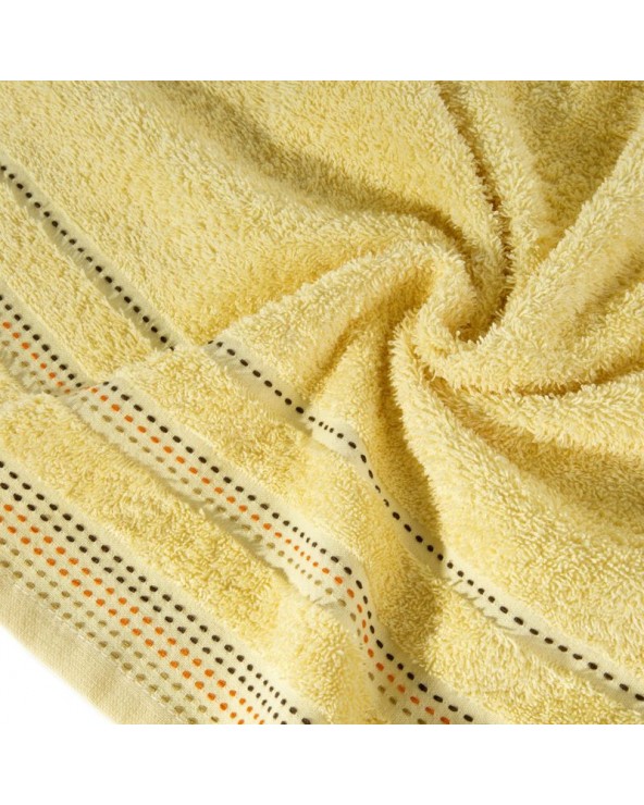 Ręcznik bawełna 30x50 Pola żółty