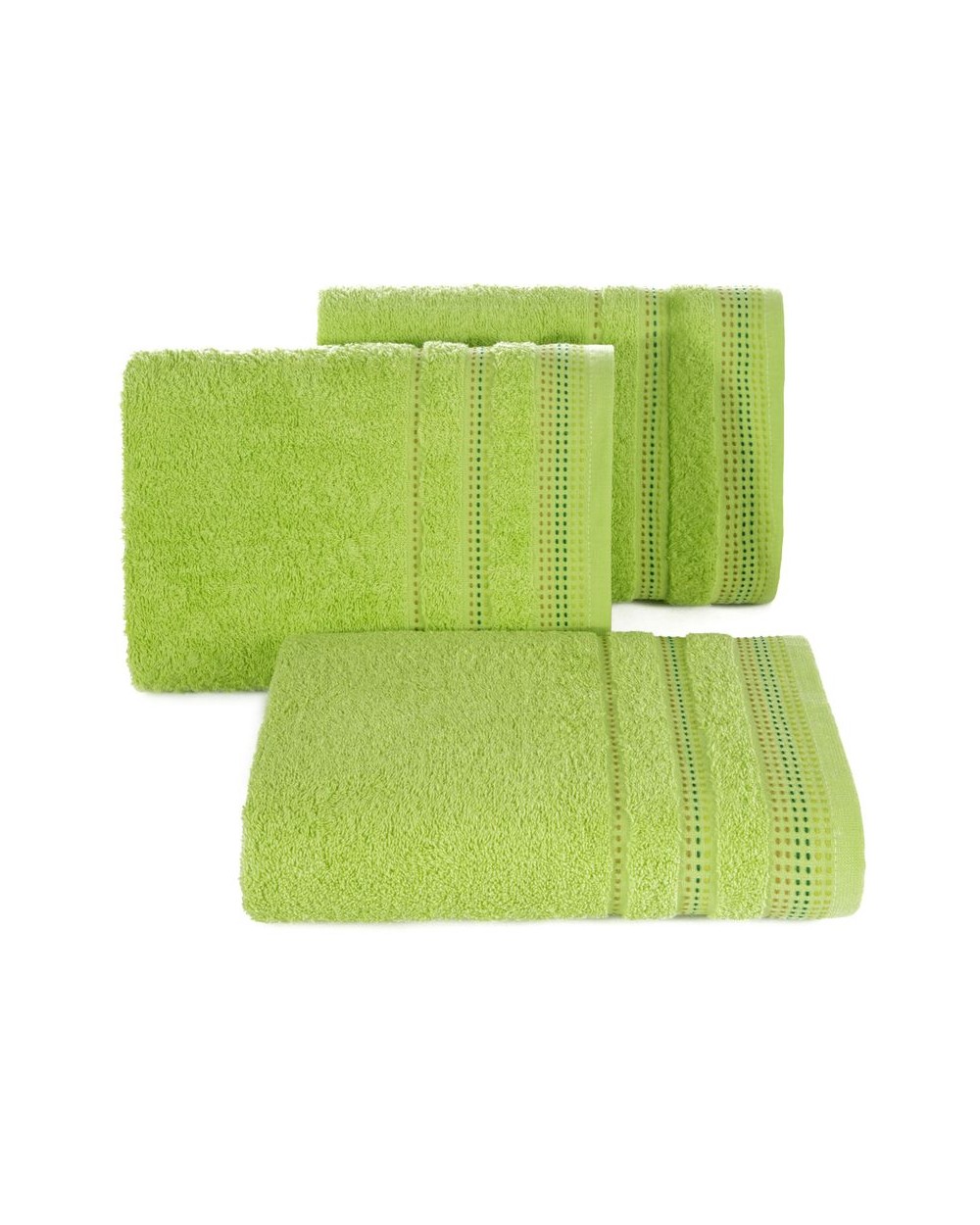 Ręcznik bawełna 30x50 Pola zielony