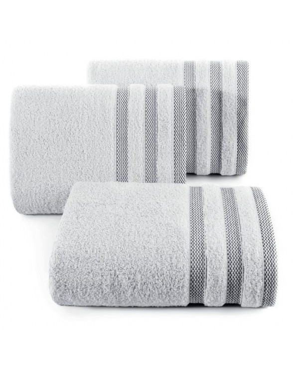 Ręcznik bawełna 30x50 Riki srebrny