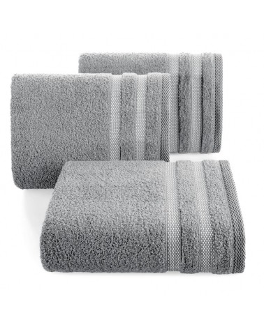 Ręcznik bawełna 30x50 Riki stalowy