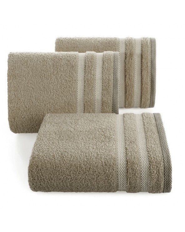 Ręcznik bawełna 30x50 Riki jasnobrązowy