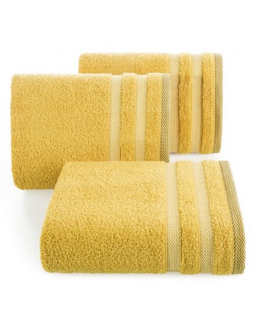 Ręcznik bawełna 30x50 Riki musztardowy