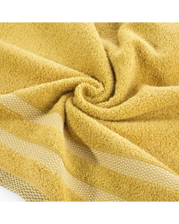 Ręcznik bawełna 30x50 Riki musztardowy