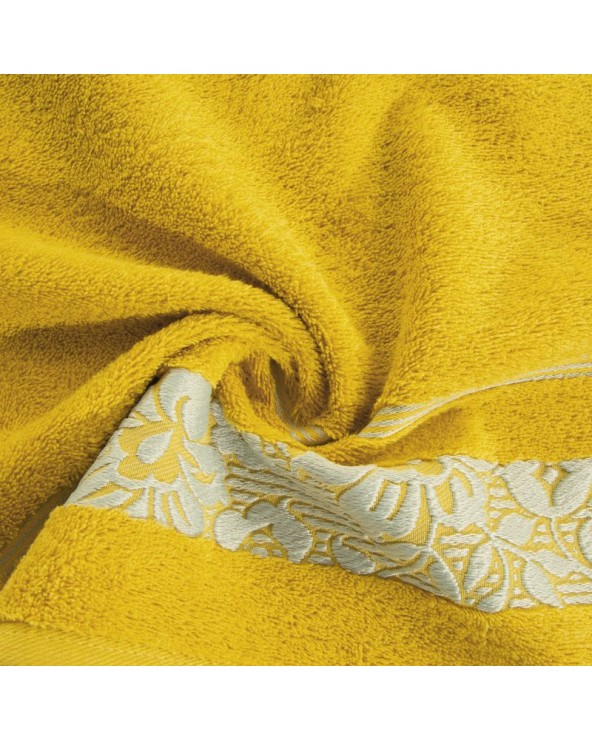 Ręcznik bawełna 70x140 Sylwia musztardowy