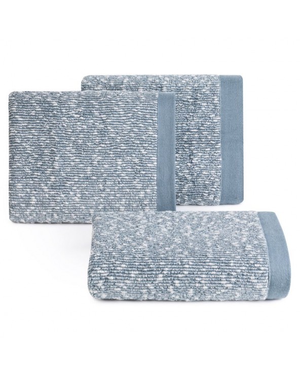 Ręcznik bawełna 50x90 Palermo 1 niebieski/kremowy