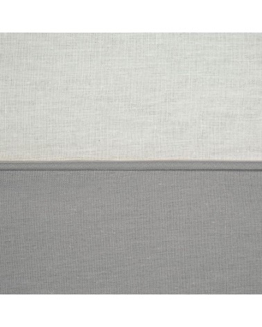 Pościel bawełna 200x220 + 2x70x80 Novad biała/stalowa Eurofirany