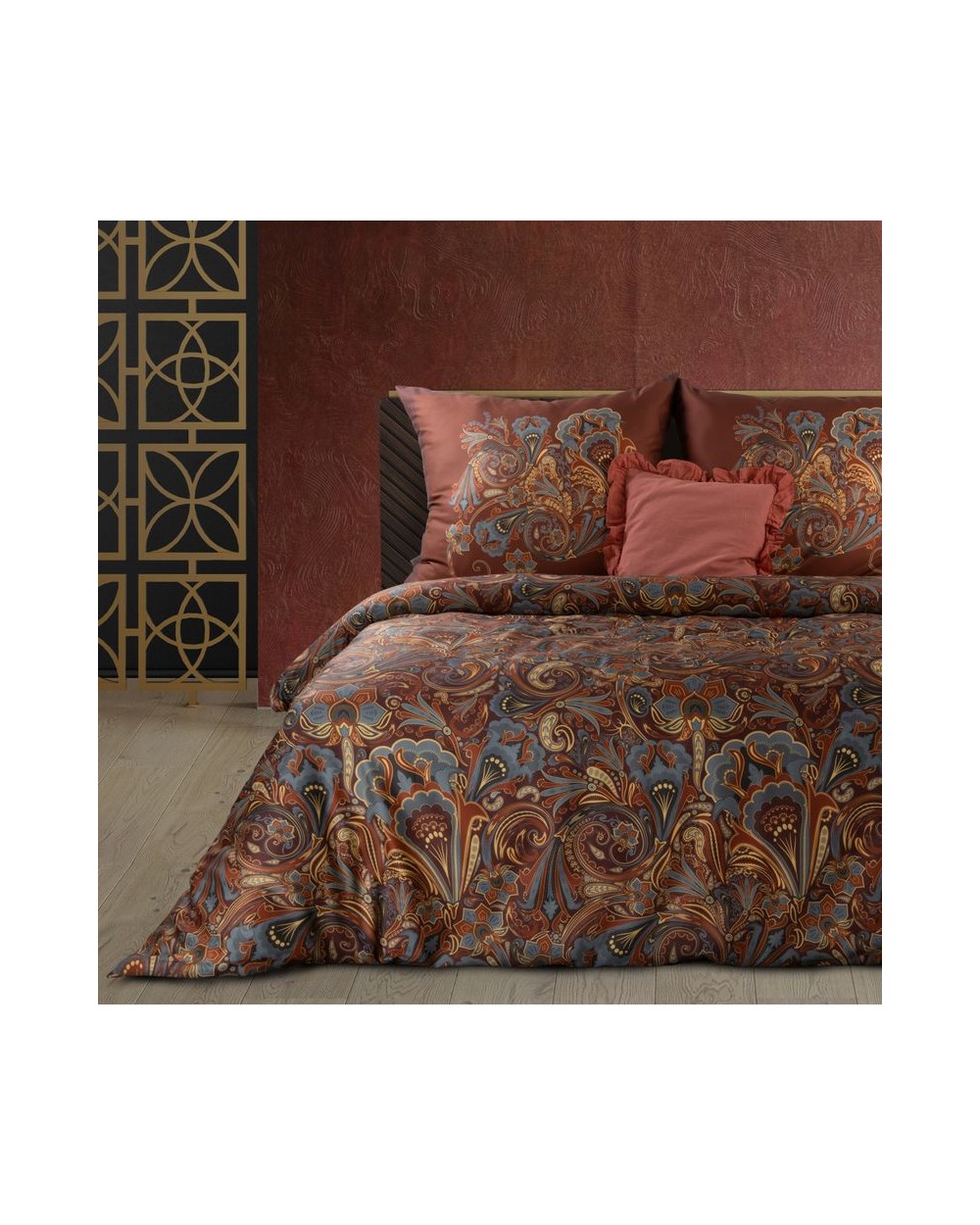 Pościel makosatyna bawełniana 200x220 + 2x70x80 Morocco 4 Eurofirany