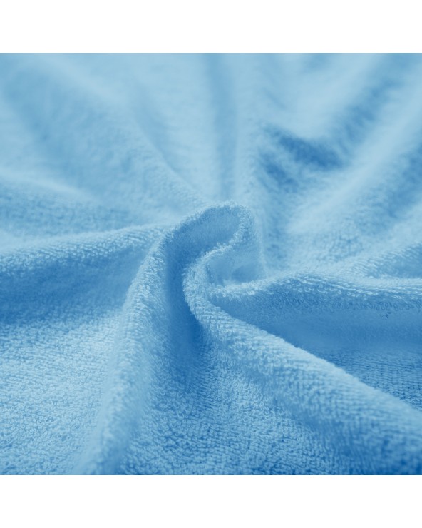 Prześcieradło bawełna frotte 120x200x20 z gumką niebieskie Darymex