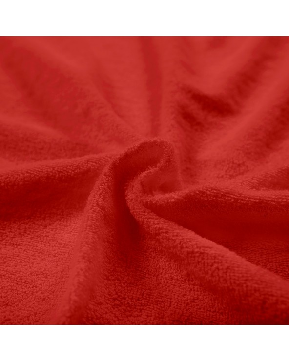 Prześcieradło bawełna frotte 140x200x20 z gumką czerwone Darymex