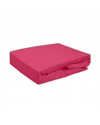 Prześcieradło bawełna frotte 60x120x5 z gumką fuksja Darymex
