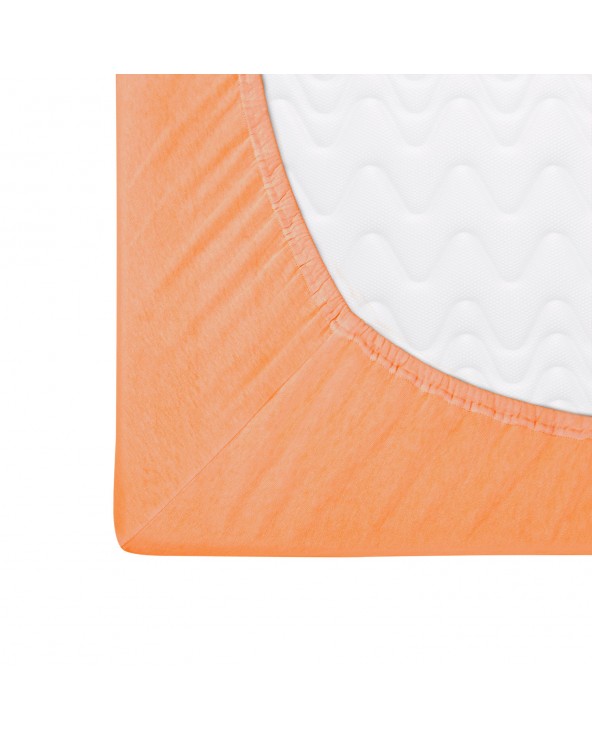 Prześcieradło bawełna jersey 60x120x5 z gumką łososiowe Darymex