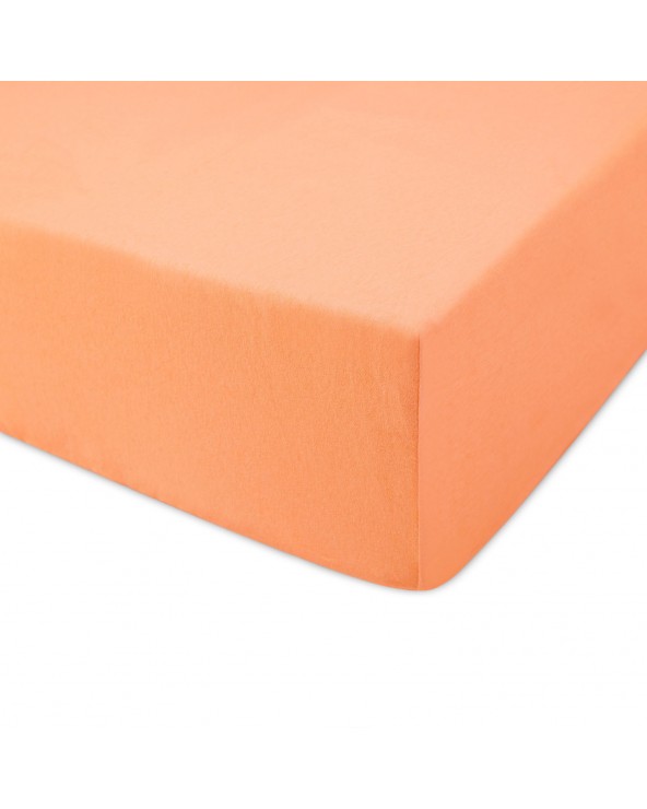 Prześcieradło bawełna jersey 70x140x5 z gumką łososiowe Darymex