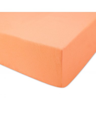 Prześcieradło bawełna jersey 70x140x5 z gumką łososiowe Darymex