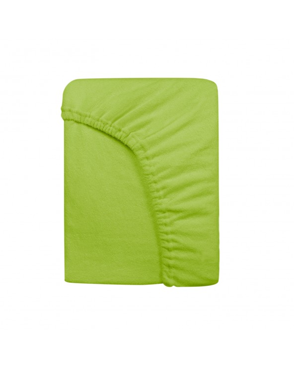 Prześcieradło bawełna frotte 60x120x5 z gumką nowa zieleń Darymex