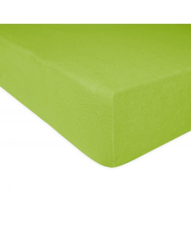 Prześcieradło bawełna frotte 60x120x5 z gumką nowa zieleń Darymex