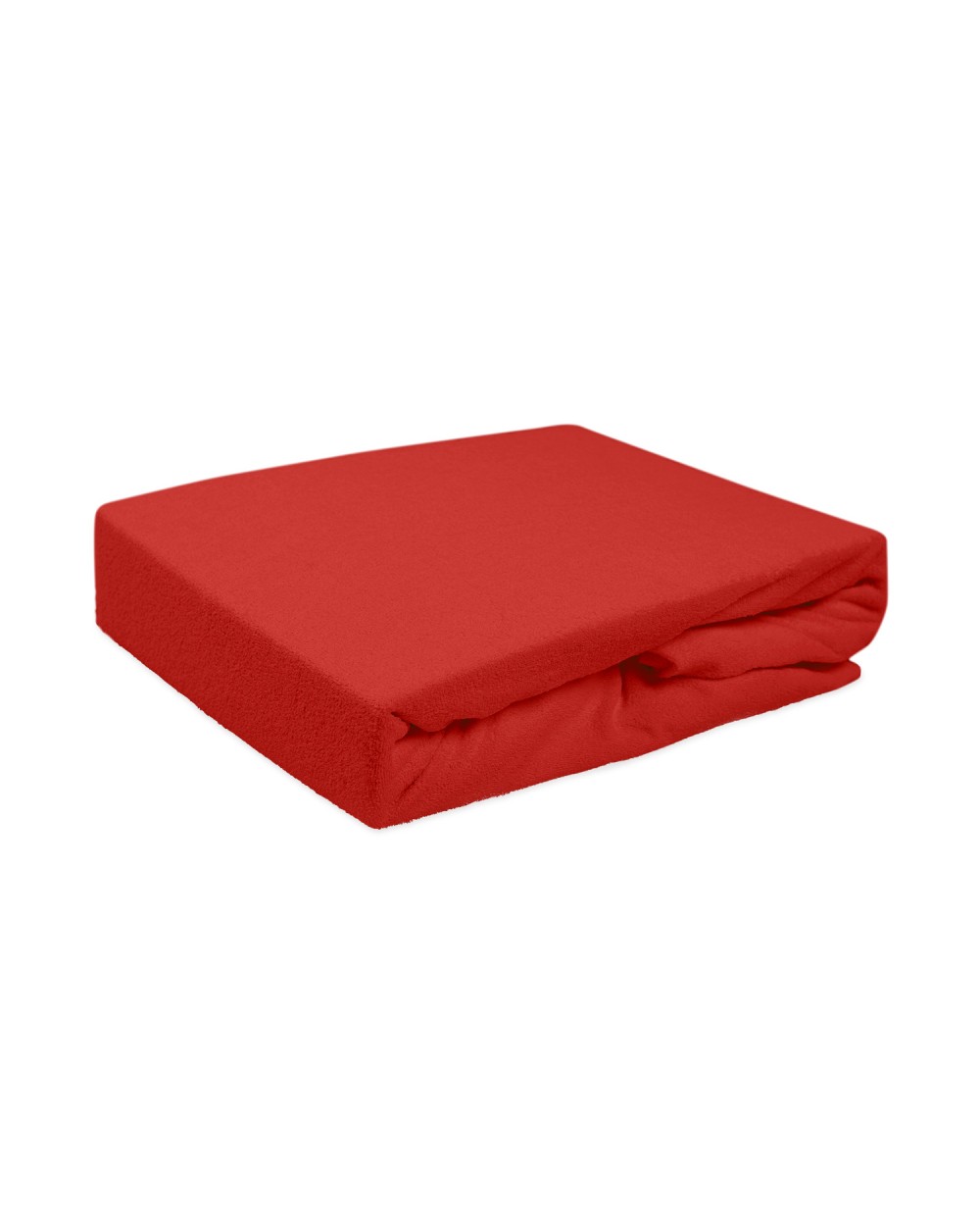 Prześcieradło bawełna frotte 60x120x5 z gumką czerwone Darymex