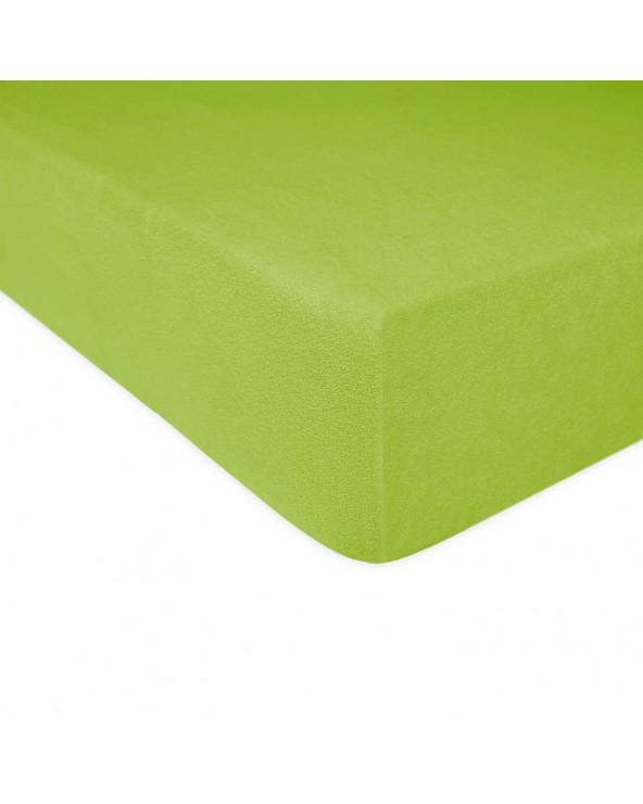 Prześcieradło bawełna frotte 70x140x5 z gumką nowa zieleń Darymex