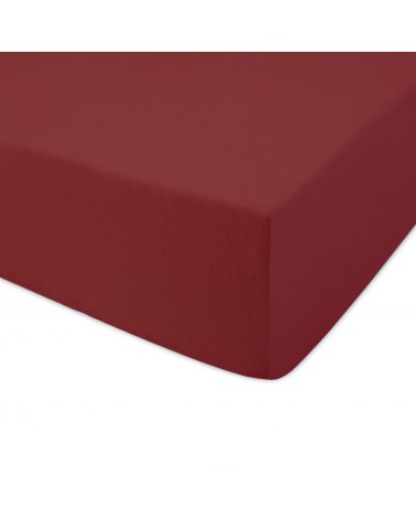 Prześcieradło bawełna jersey 60x120x5 z gumką bordowe Darymex