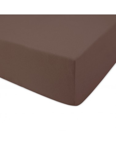 Prześcieradło bawełna jersey 60x120x5 z gumką czekoladowe Darymex
