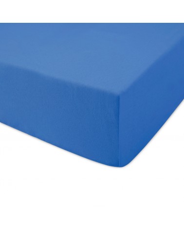 Prześcieradło bawełna jersey 70x140x5 z gumką chabrowe Darymex
