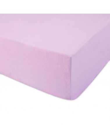 Prześcieradło bawełna jersey 70x140x5 z gumką wrzosowe Darymex