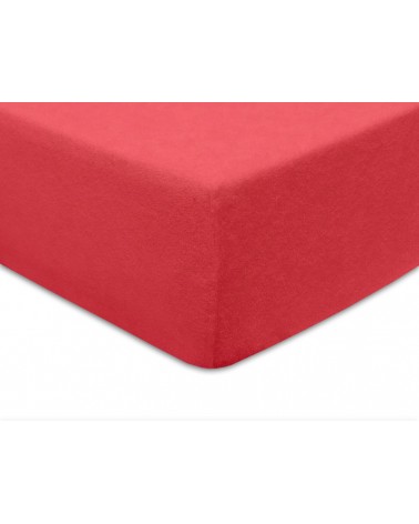 Prześcieradło bawełna frotte 120x200x20 z gumką koral Darymex