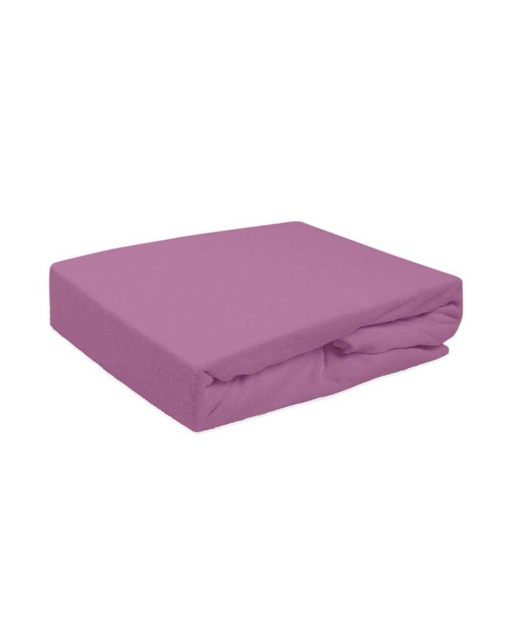 Prześcieradło bawełna frotte 60x120x5 z gumką jasnofioletowe Darymex