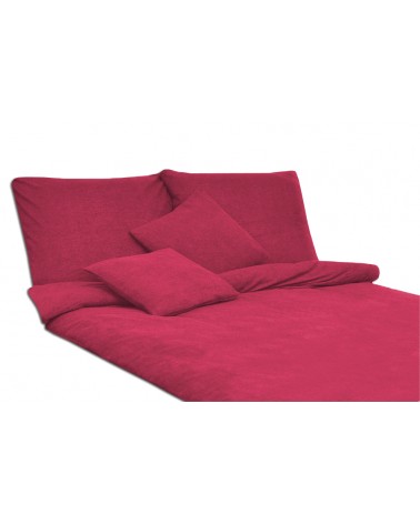 Pościel frotte 200x220 + 2x70x80 fuksja Darymex