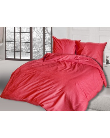 Pościel bawełniana 160x200 + 2x70x80 Passia Red R51414/11  Darymex