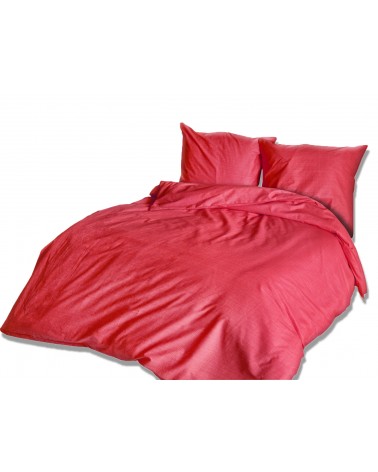 Pościel bawełniana 160x200 + 2x70x80 Passia Red R51414/11  Darymex