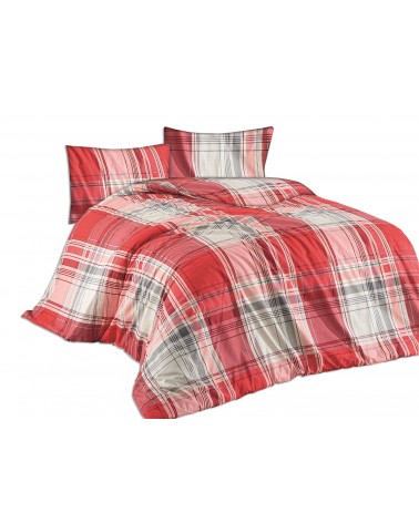Pościel bawełniana 200x220 + 2x70x80 Alexia Red Exclusive Darymex