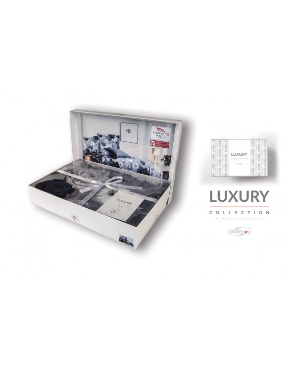 Pościel satyna żakardowa 160x200 + 2x70x80 Aura Luxury Premium Darymex